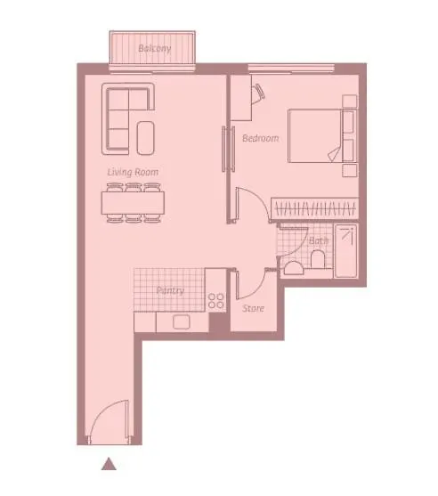 Feel The Luxury In This 1 Bedroom In East 40 Tower Dubai 0*,  United Arab Emirates